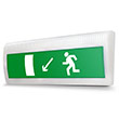 Световое табло «Направление к эвакуационному выходу налево вниз», Молния ЛАЙТ (220В)